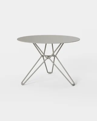 Tio Side Table H420 - D600 by Massproductions in Stone Grey – RAL 7030 – product photo 2 of 2