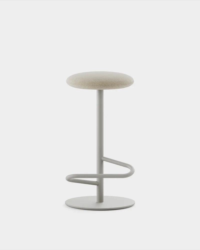 Odette Bar Stool H700 de Massproductions en Kvadrat Hallingdal 65 – 220, Stone Grey – photo du produit