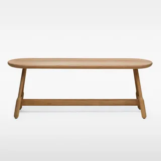 Albert Bench - L1600 by Massproductions in Natural Oak – product photo 3 of 3