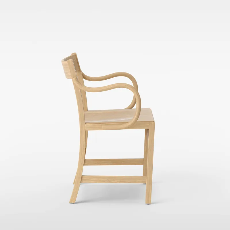 Waiter XL Armchair de Massproductions en Natural Oak – photo du produit