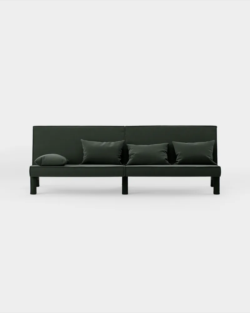 BAM! 4 Seater Sofa by Massproductions in Kirkby Design – Smooth III 45 Pine Green – product photo