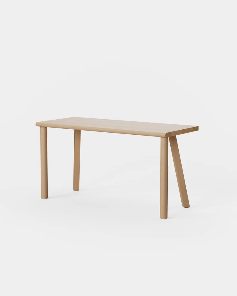 Homework Desk van Massproductions in Oiled Beech – productfoto