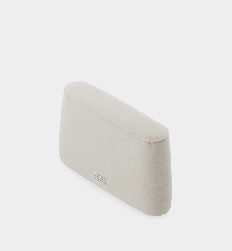 Patch Sofa System - Armrest van Massproductions in Kirkby Design – Spiral 21 Chalk, Armrest (L) – productfoto