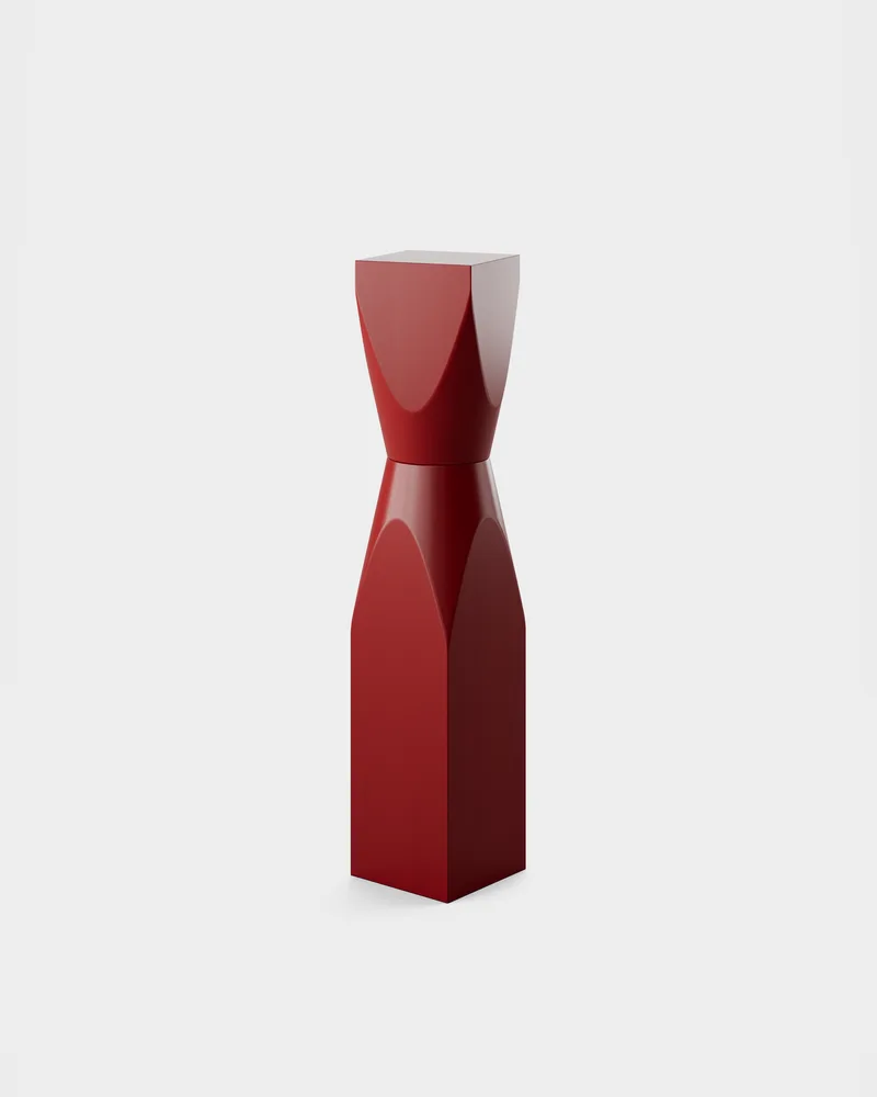 Woodi - Salt & Pepper Grinder van Massproductions in Burgundy – productfoto