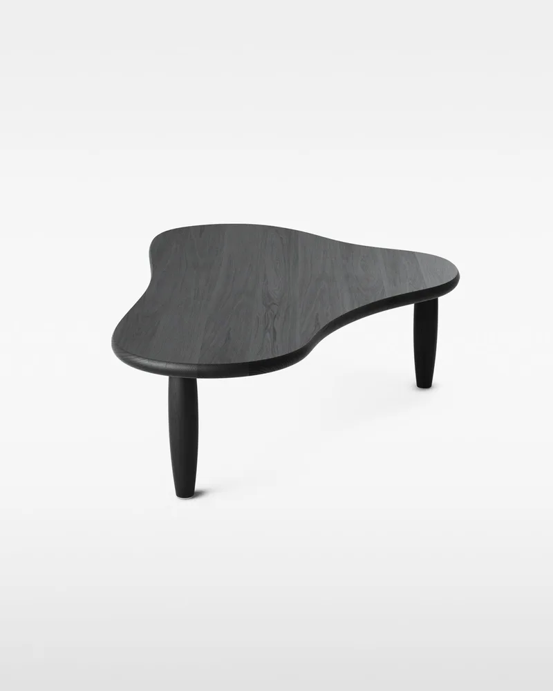 Puddle Table by Massproductions in Black Stained Ash – product photo