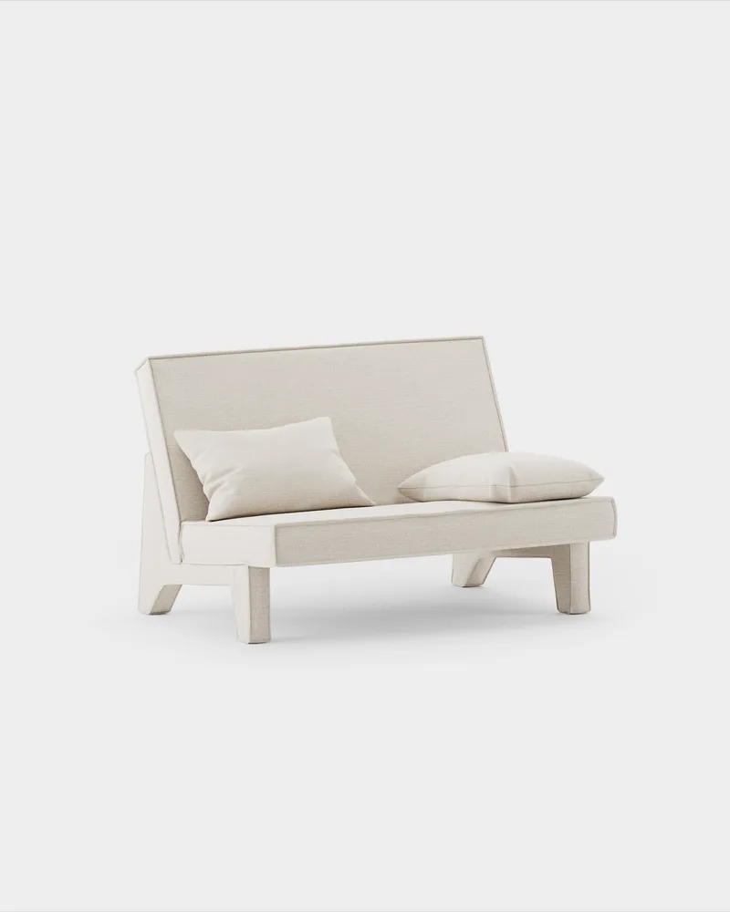 BAM! 2 Seater Sofa de Massproductions en Romo – Linara 05 Porridge – photo du produit