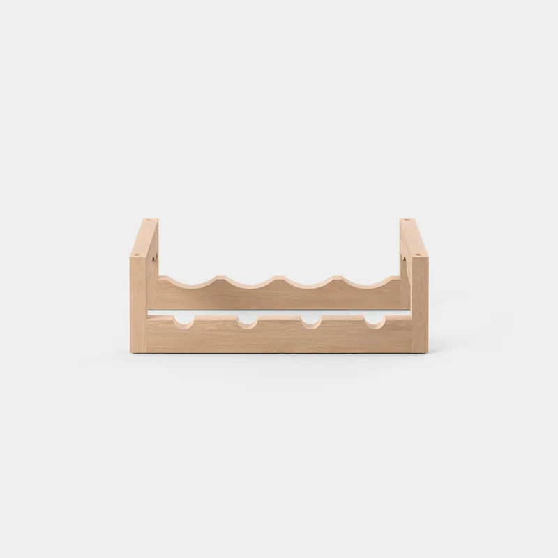 Silo Winerack von Massproductions in Natural Ash – Produktfoto
