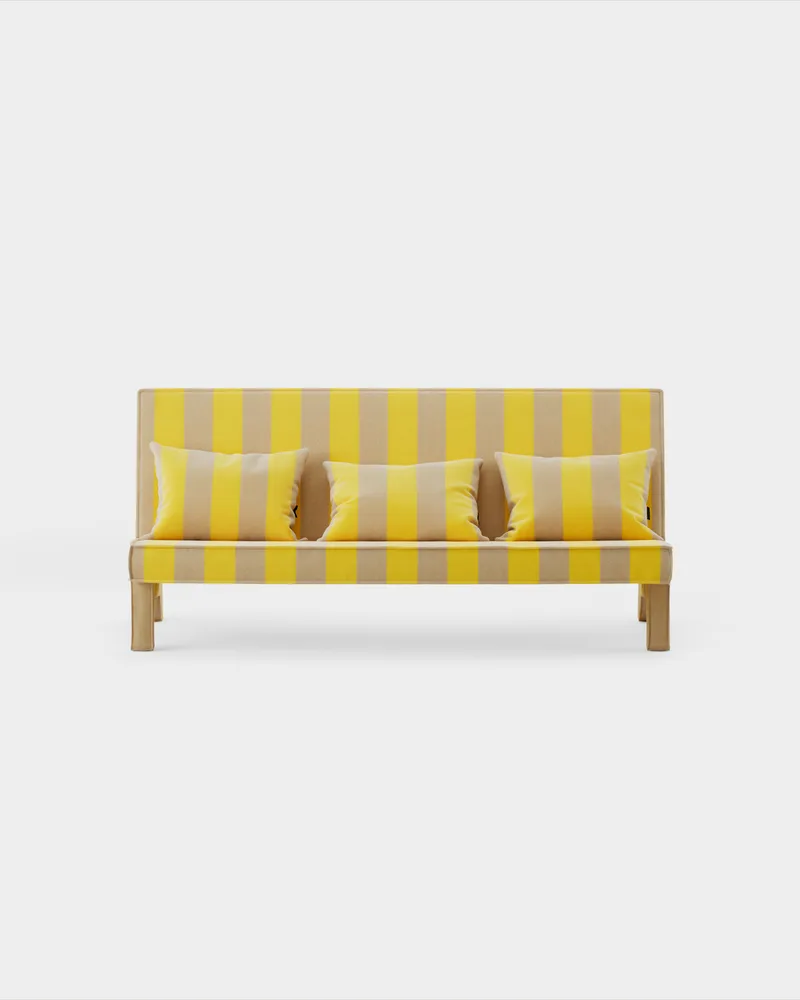 BAM! 3 Seater Sofa by Massproductions in Kvadrat – Reflex 449 – product photo 2 of 2