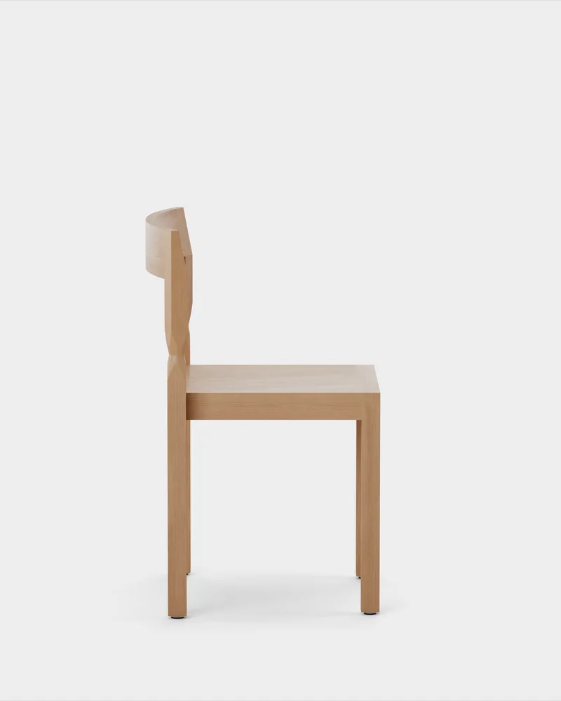 Woodwerk Chair by Massproductions in Oiled Beech – product photo