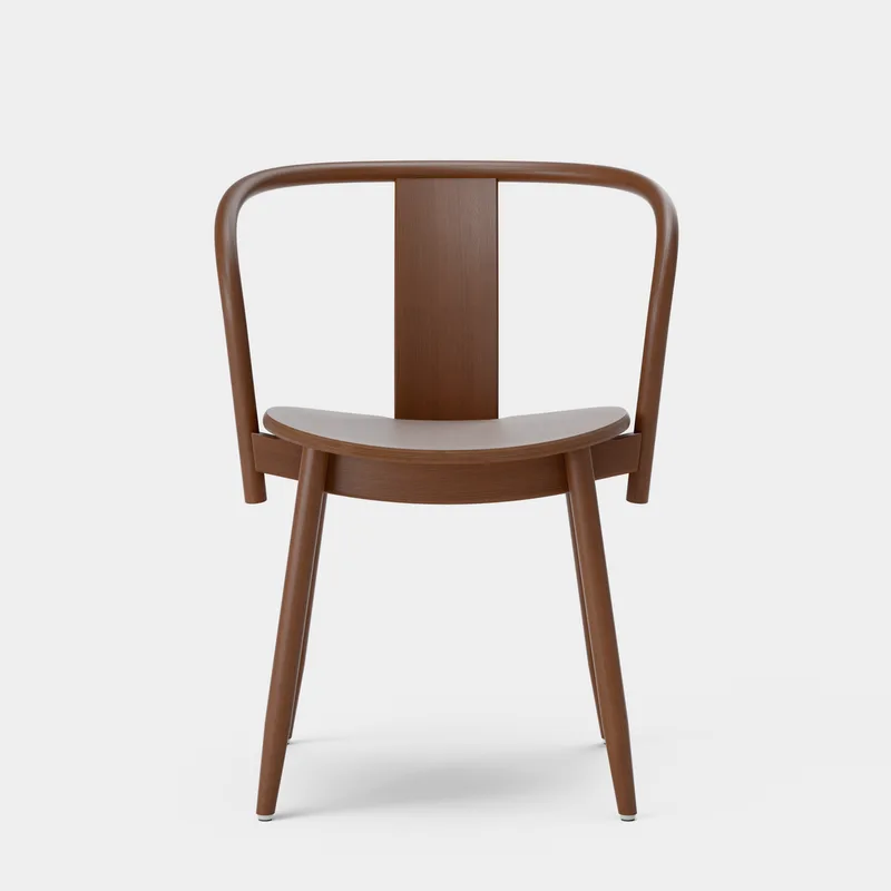 Icha Chair von Massproductions in Walnut Stained Beech – Produktfoto
