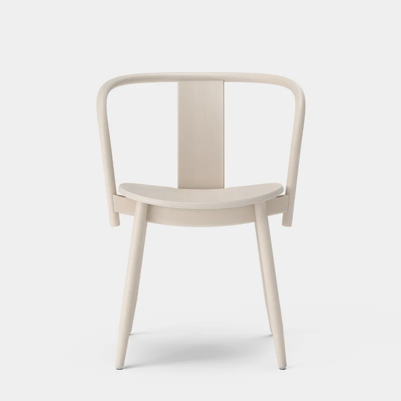 Icha Chair by Massproductions in White Oiled Beech – product photo