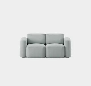 Patch 2-Seater Slim by Massproductions in Romo – Linara 253 Swedish Grey – product photo 2 of 2