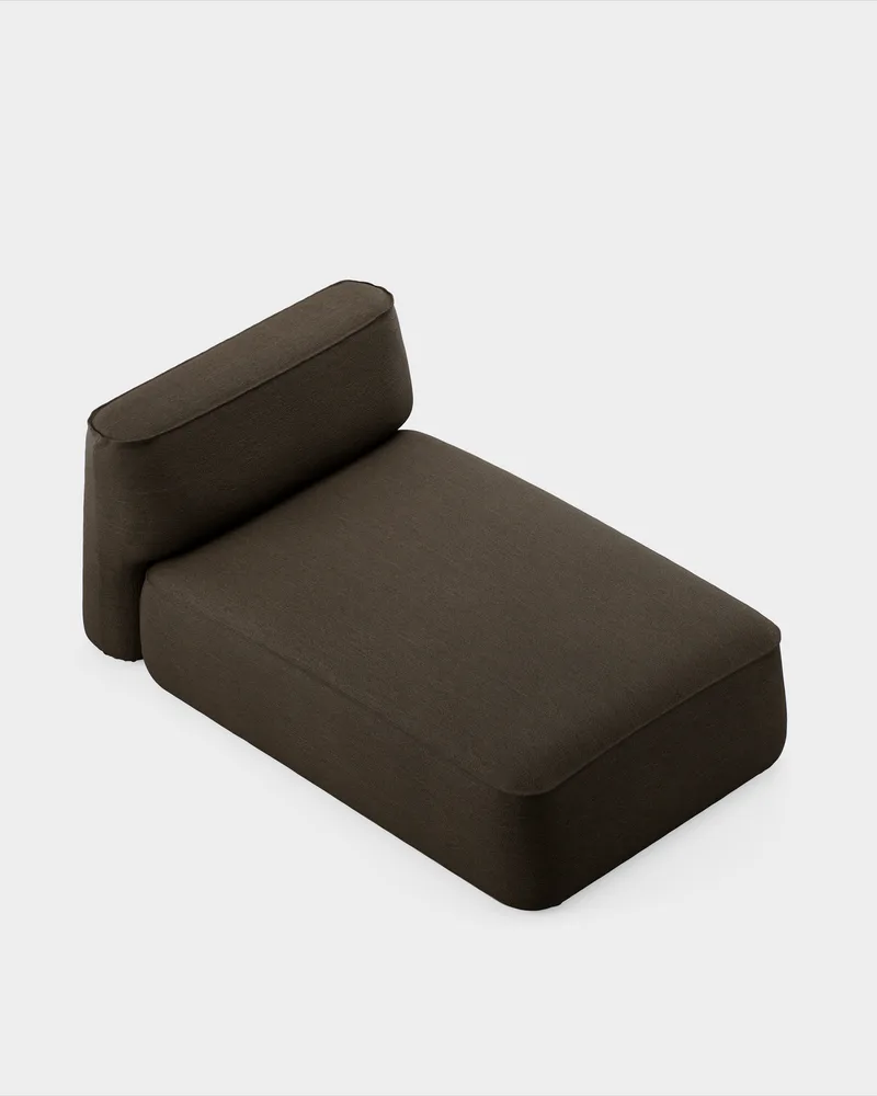 Patch Sofa System - Chaise open van Massproductions in Sahco – Ecriture 380, Chaise open (R) – productfoto