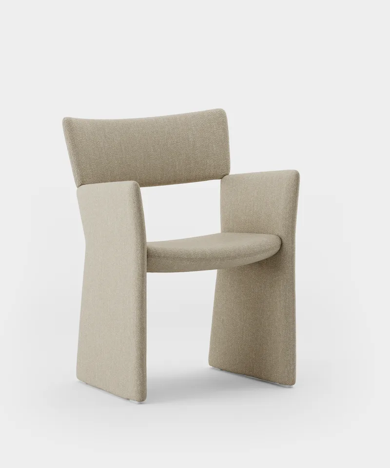 Crown Armchair by Massproductions in Sahco – Ecriture 240 – product photo