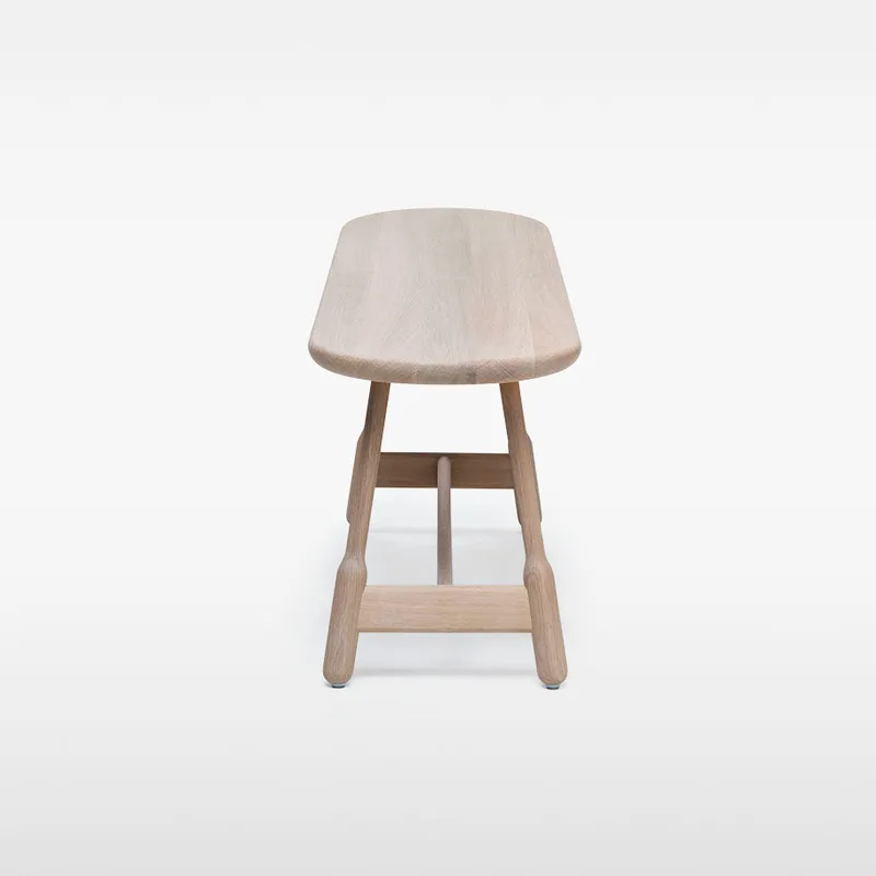 Albert Bench - L1600 by Massproductions in Natural Oak – product photo 1 of 3