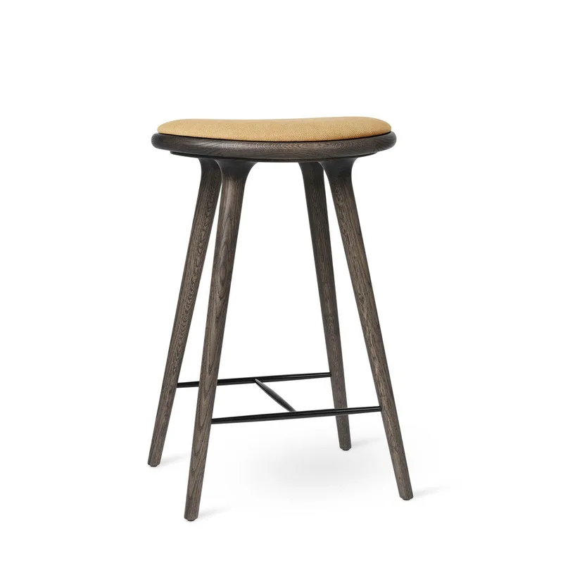 High Stool von Mater in Sirka Grey Oak w. Clay 0007, 69 cm – Produktfoto