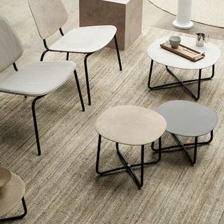 Lily Side Table by Mater in H 25 cm, Coffee Waste Light – interior photo 1 of 2