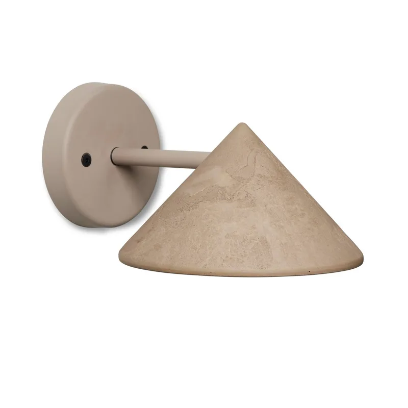 Terra Wall Lamp by Mater in Hardwired, Coffee Waste Light – product photo