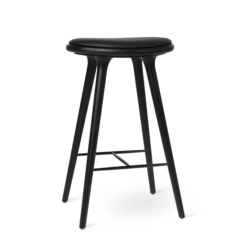 High Stool de Mater en Black Oak, 74 cm – photo du produit