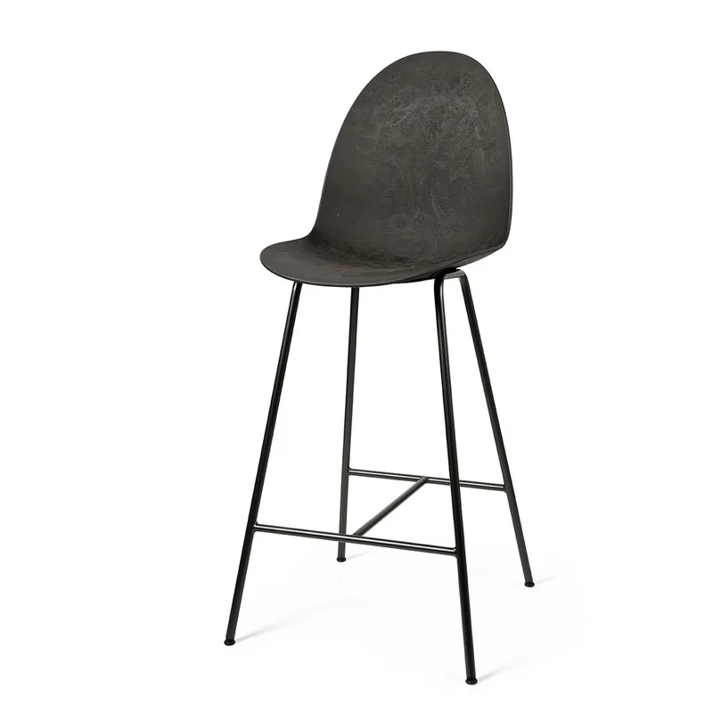 Eternity Bar Stool by Mater in Coffee Waste Black, 74 cm – product photo