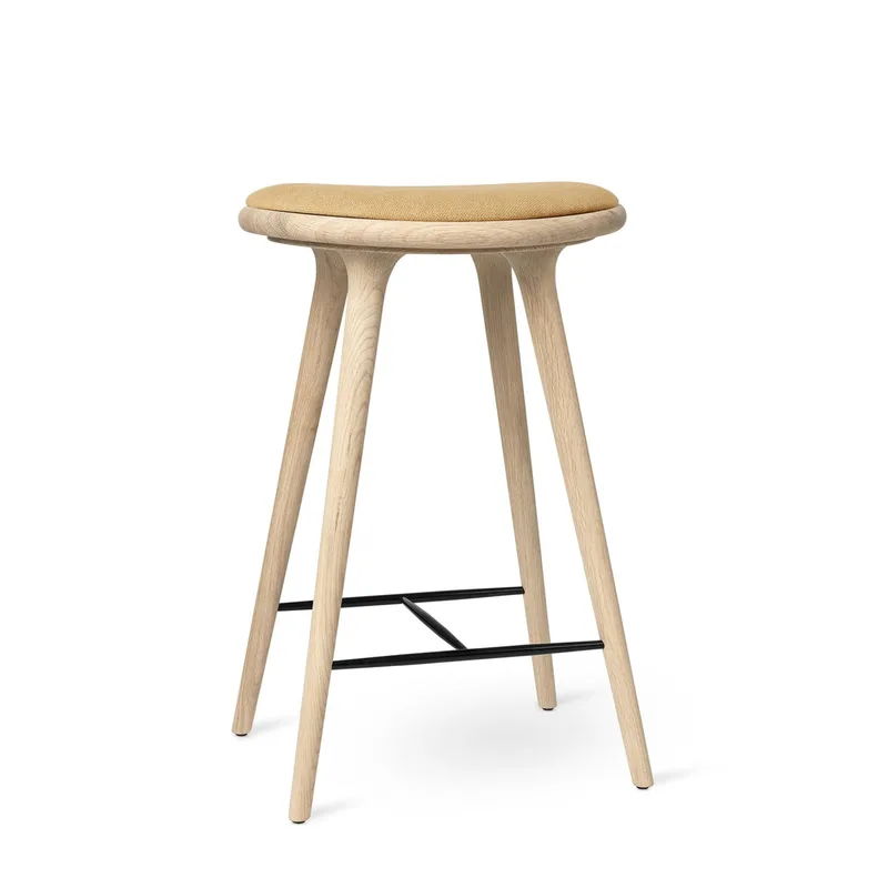 High Stool by Mater in Soaped Oak w. Clay 0007, 69 cm – product photo
