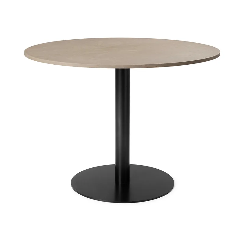 Mater Dining Table by Mater in Coffee Waste Light, H 70 cm, Ø 100 cm – product photo