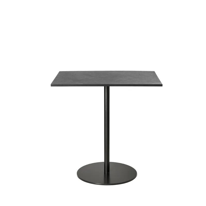 Mater Café Table by Mater in Coffee Waste Black, H 71,6 cm, 60 × 70 cm – product photo