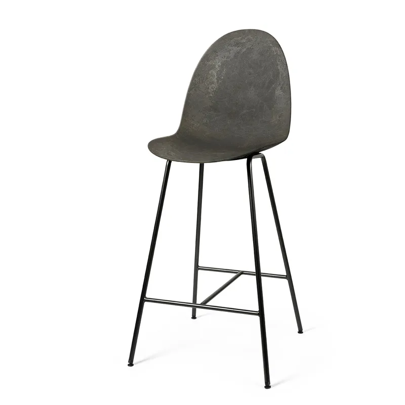 Eternity Bar Stool von Mater in Coffee Waste Dark, 74 cm – Produktfoto