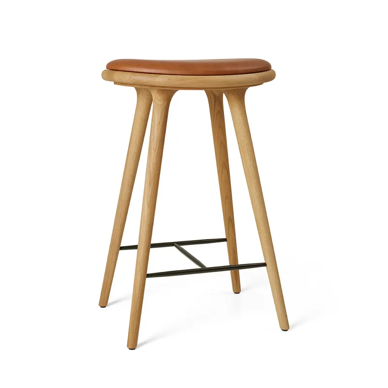 High Stool by Mater in Oiled Oak, 69 cm – product photo