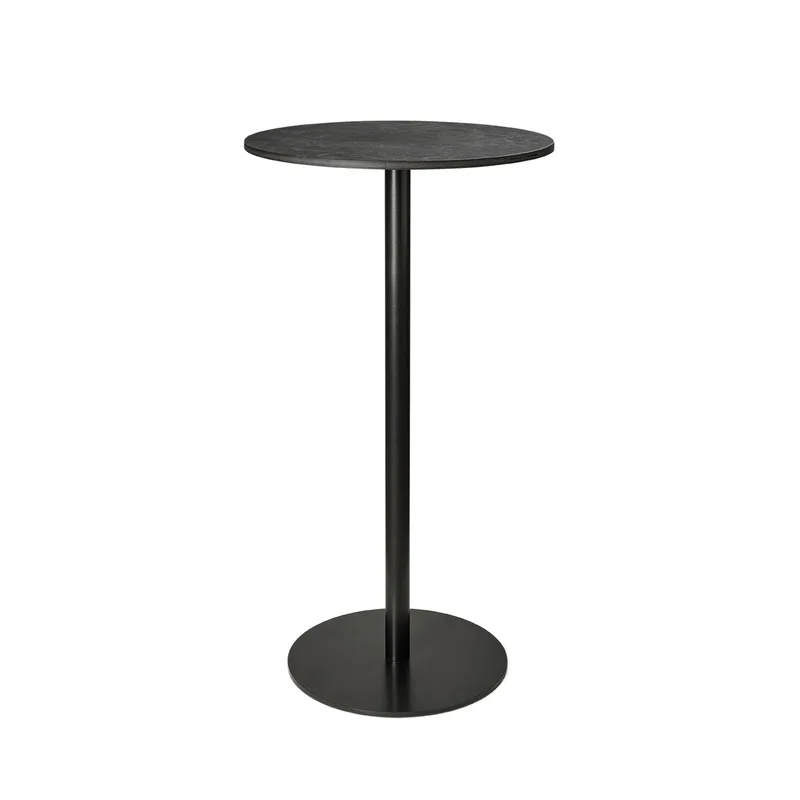 Mater Counter Table von Mater in Coffee Waste Black, H 96 cm, Ø 60 cm – Produktfoto