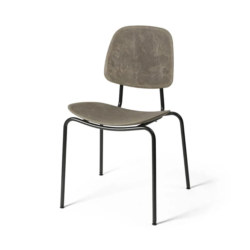 Compound Dining Chair van Mater in Coffee Waste Dark – productfoto