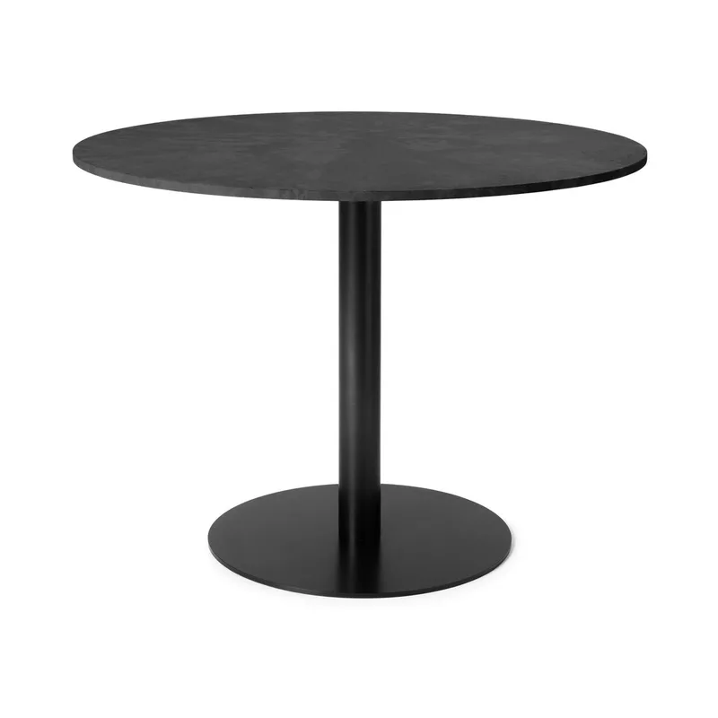 Mater Dining Table by Mater in Coffee Waste Black, H 70 cm, Ø 100 cm – product photo