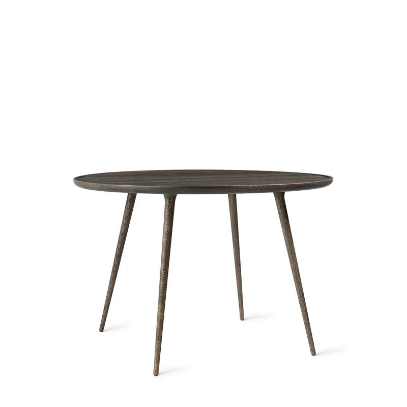 Accent Dining Table by Mater in Sirka Grey Stain Lacquered Oak, Ø 110 – product photo