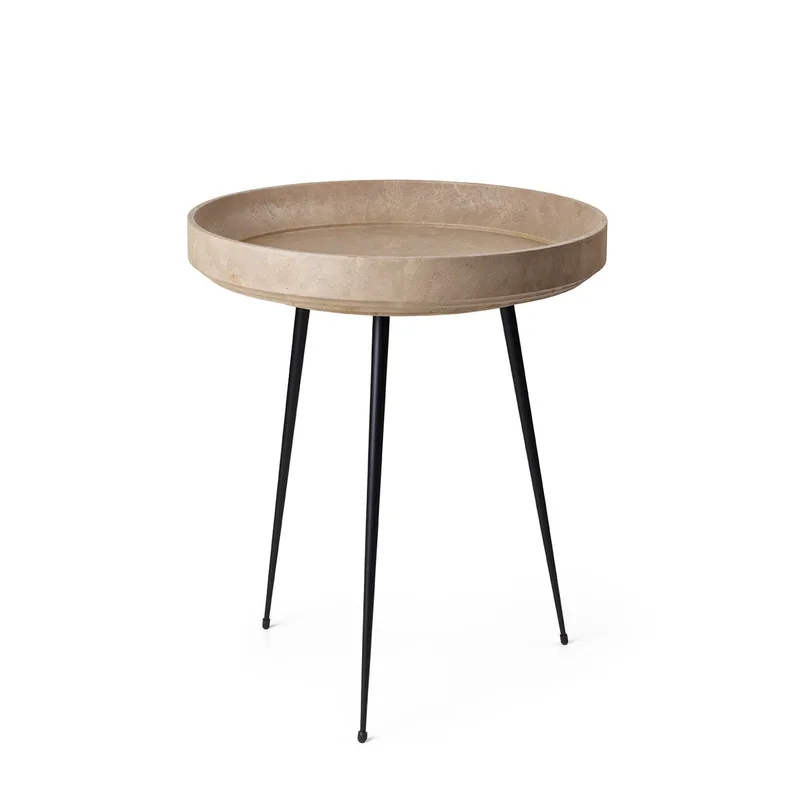 Bowl Table by Mater in Coffee Waste Light, M – product photo