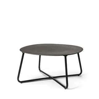 Lily Lounge Table von Mater in Ø 60 cm, Coffee Waste Black – Produktfoto 2 von 2