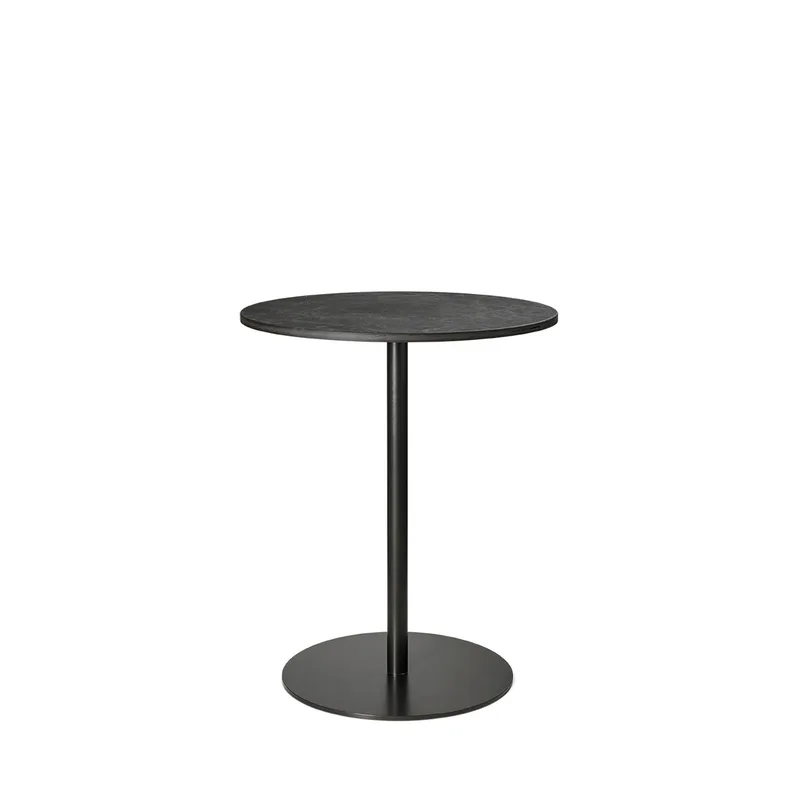 Mater Café Table by Mater in Coffee Waste Black, H 71,6 cm, Ø 60 cm – product photo