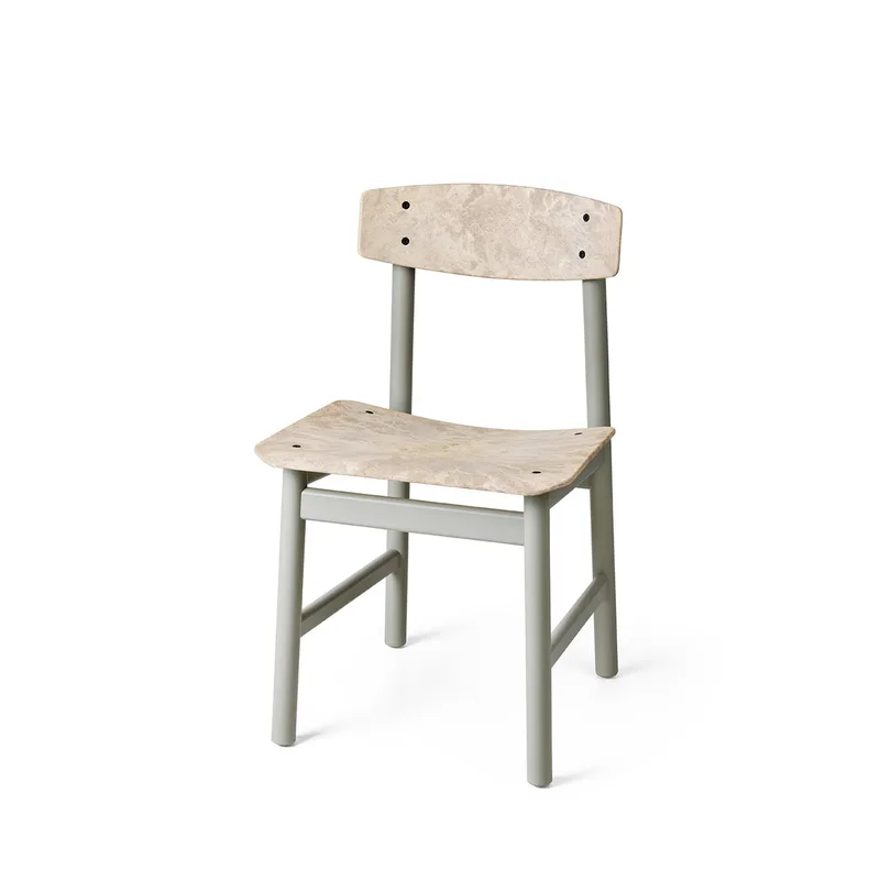 Conscious Chair 3162 | Grey Painted Beech and Wood Waste Grey | by Børge Mogensen & Esben Klint by Mater – product photo