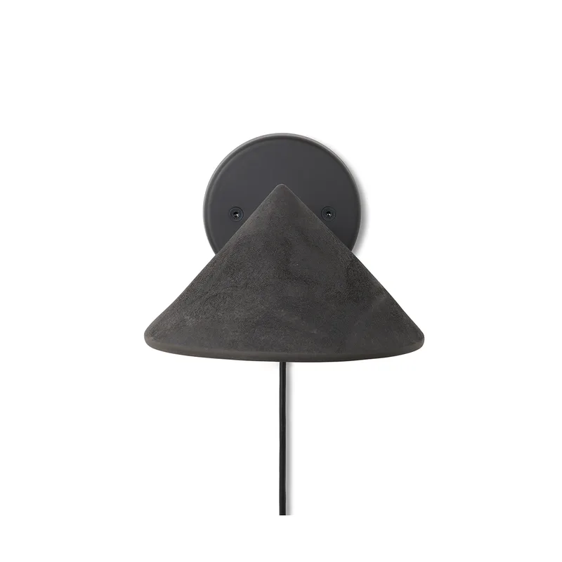 Terra Wall Lamp by Mater in Coffee Waste Black – product photo