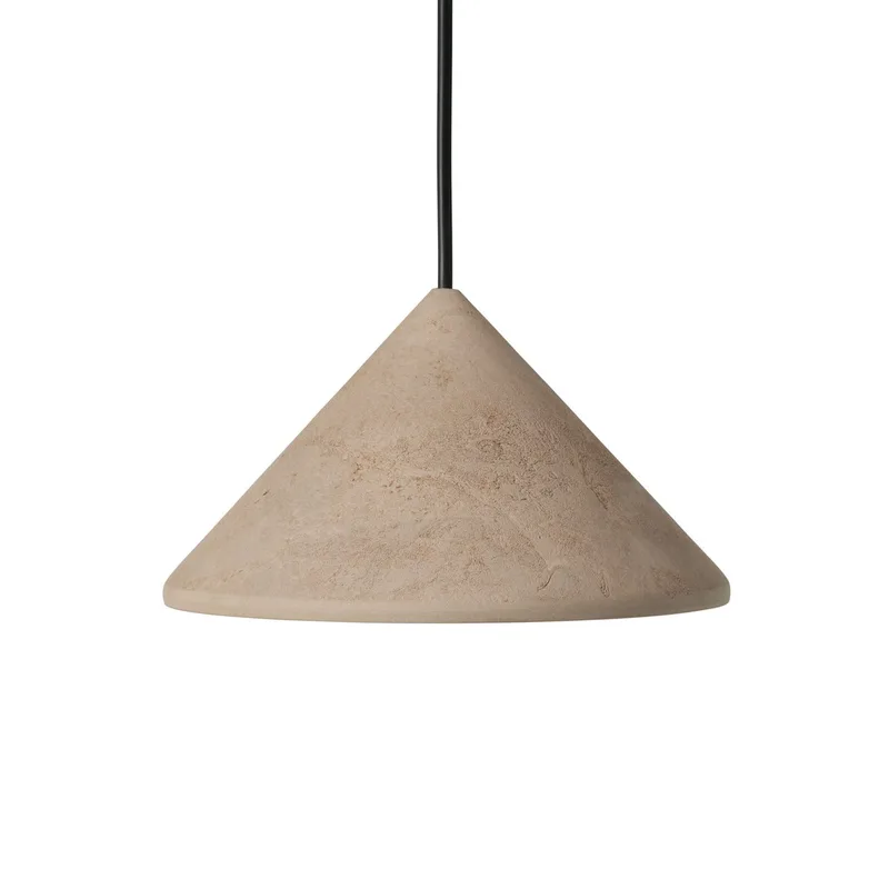 Terra Pendant by Mater in Coffee Waste Light – product photo