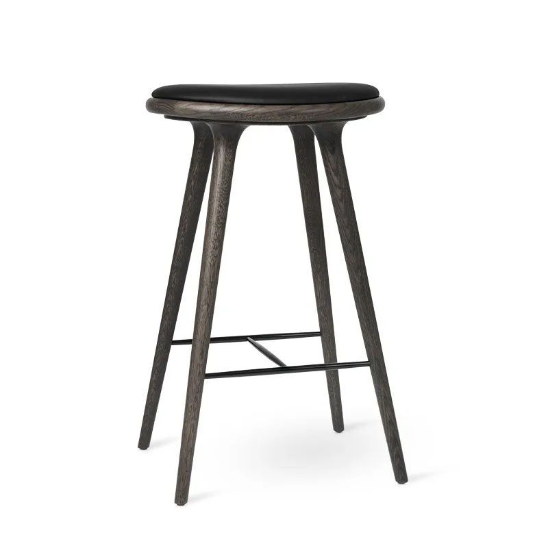 High Stool van Mater in Sirka Grey Oak, 74 cm – productfoto