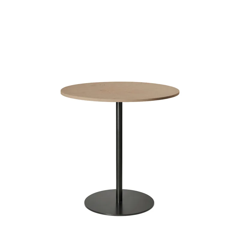 Mater Café Table by Mater in Coffee Waste Light, H 71,4 cm, Ø 70 cm – product photo