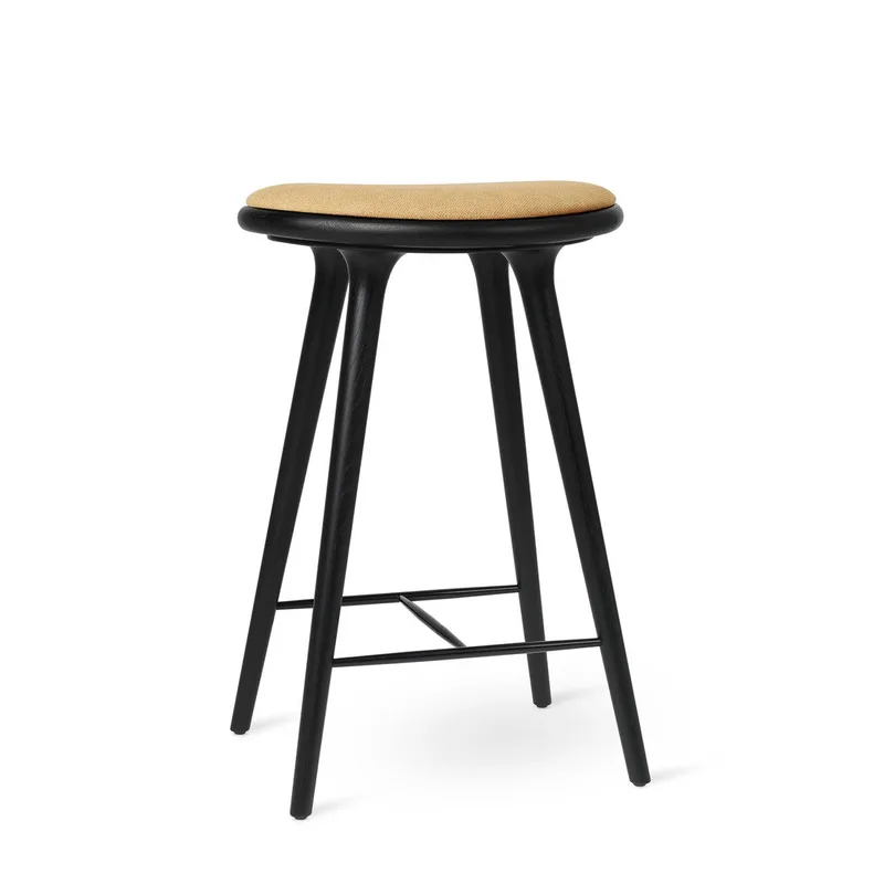 High Stool de Mater en Black Oak w. Clay 0007, 69 cm – photo du produit