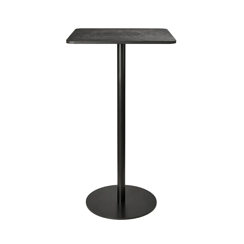 Mater Bar Table by Mater in Coffee Waste Black, H 106,6 cm, 60 × 60 cm – product photo