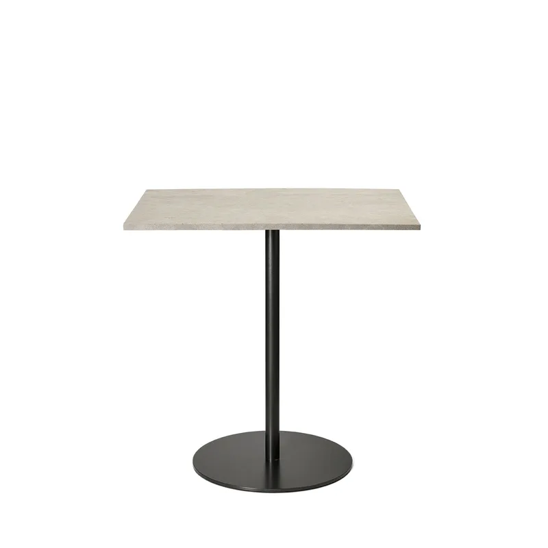 Mater Café Table de Mater en Wood Waste Grey, H 71,6 cm, 60 × 70 cm – photo du produit