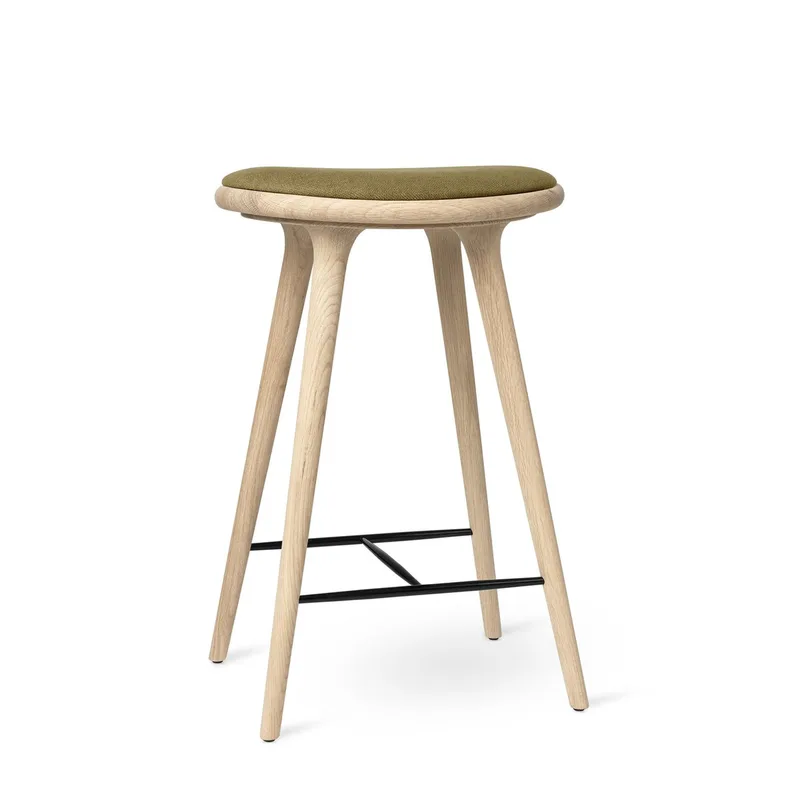High Stool by Mater in Soaped Oak w. Clay 0017, 69 cm – product photo