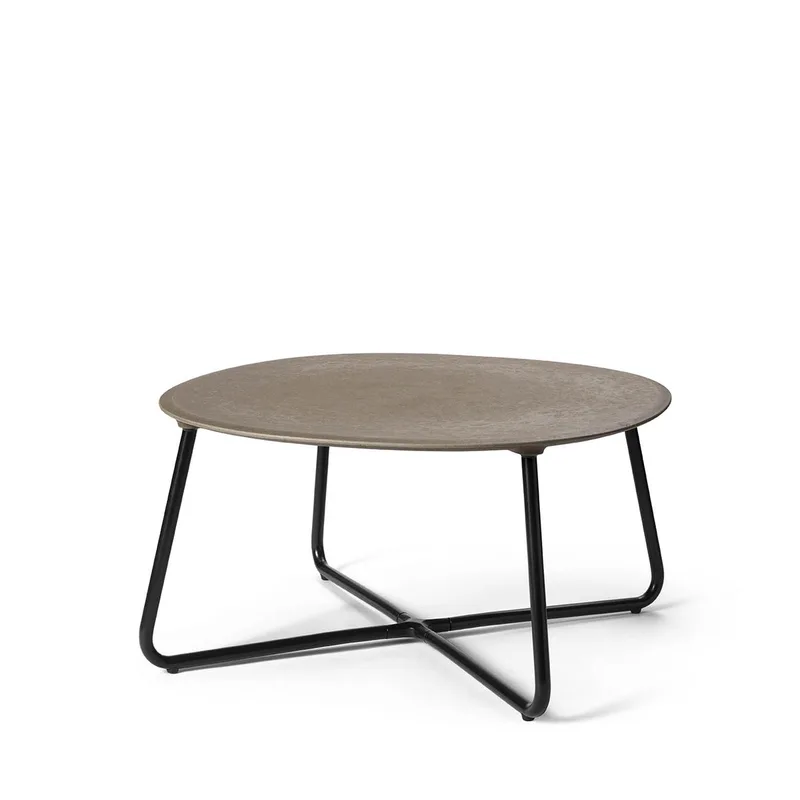 Lily Lounge Table van Mater in Ø 60 cm, Coffee Waste Dark – productfoto 2 van 2