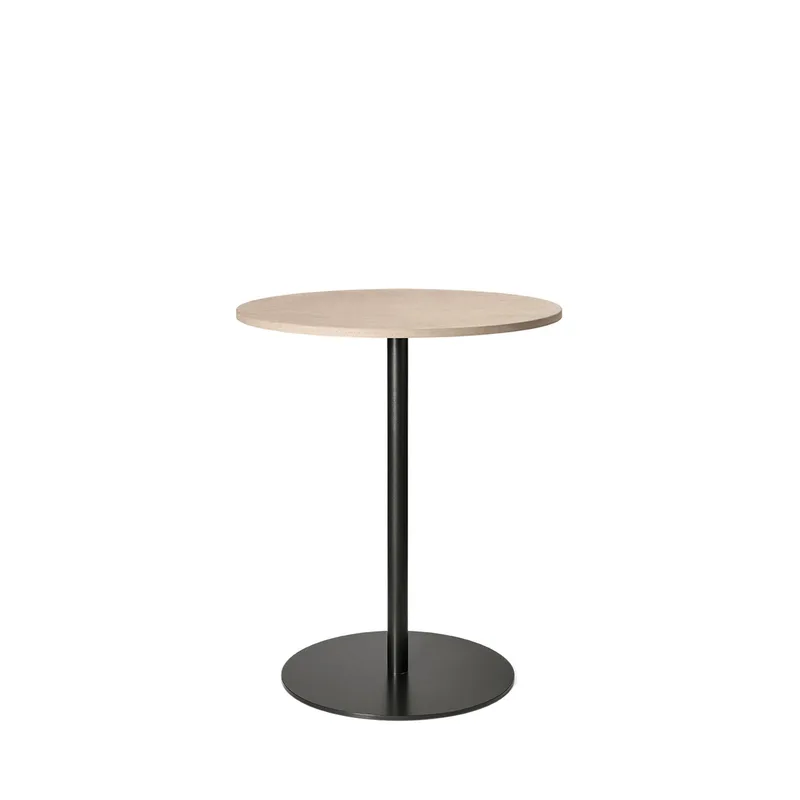 Mater Café Table by Mater in Coffee Waste Light, H 71,6 cm, Ø 60 cm – product photo