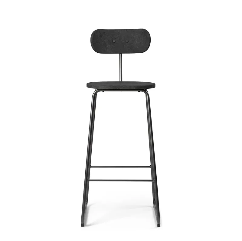 Earth Stool Backrest de Mater en Coffee Waste Black, 69 cm – photo du produit