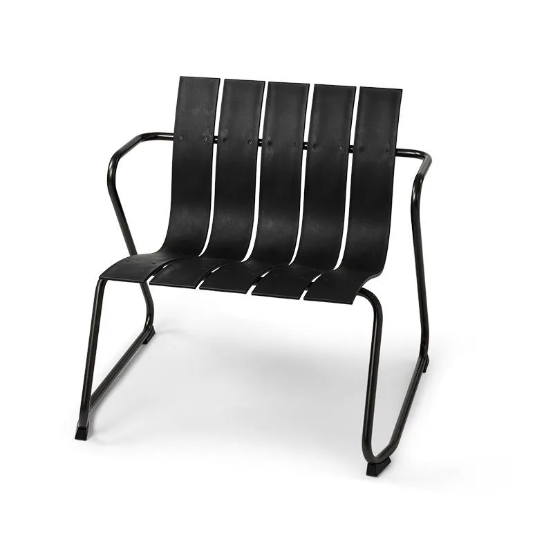 Ocean Lounge Chair van Mater in Black – productfoto