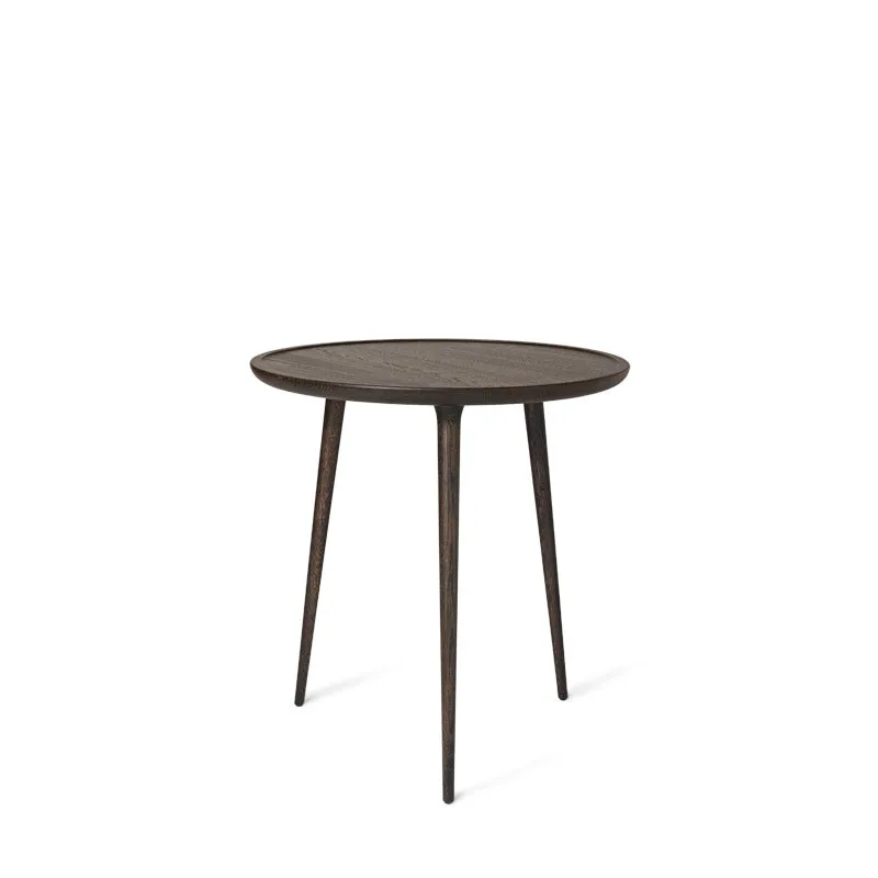 Accent Café Table van Mater in Sirka Grey Stain Lacquered Oak, Ø 70 – productfoto
